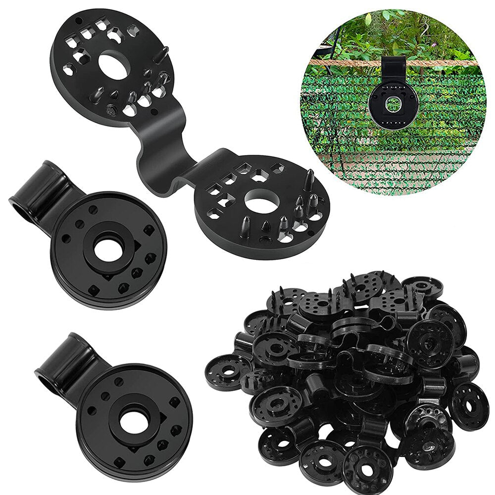 SunClip™ – Stevige kunststof klemmen voor schaduwdoeken, flexibel en eenvoudig te bevestigen [25 + 25 Gratis]