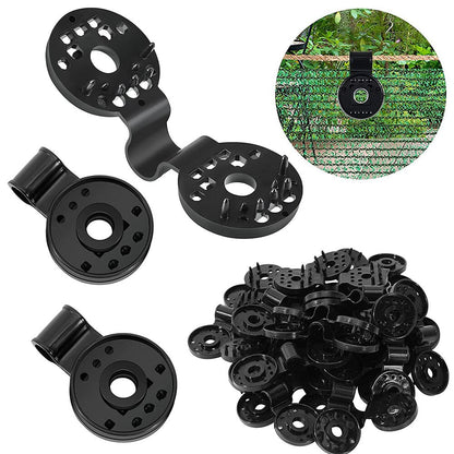 SunClip™ – Stevige kunststof klemmen voor schaduwdoeken, flexibel en eenvoudig te bevestigen [25 + 25 Gratis]