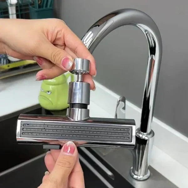 HydroTwist™ – Slimme Waterbesparende Keukenkraan met 4 Straalmodi & 1080° Rotatie