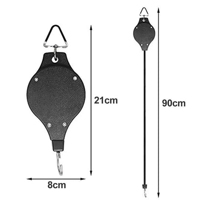 FlexPlant™ Verstelbare Plantenroller – Ruimtebesparend Hangsysteem voor Planten