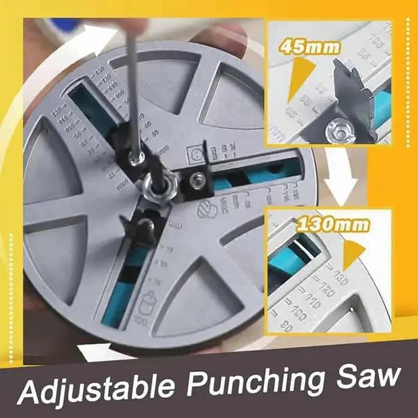 DrillBlade™ – Verstelbare Boorstempel | Gaten van 45–130 mm