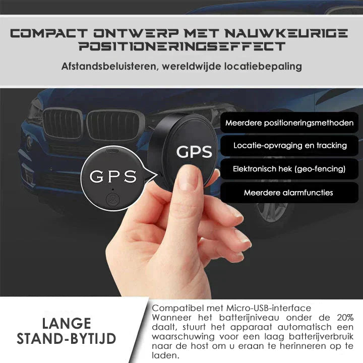 SecureTrack™ Real-time traceren van de locatie van een voertuig [1 + 1 Gratis]