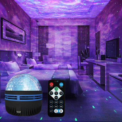 WaveLuxe™ – Water- & Auroraprojector voor Sfeervolle Ontspanning