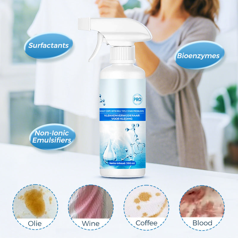 StainCleaner™ – Niet-ionische Voorbehandeling voor Vlekvrije, Schone Was [50% Korting]