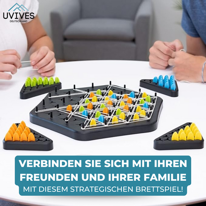 KnotLogic™ – Ketting Driehoek Schaakspel Strategie voor Slimme, Snelle en Spannende Zetten [50% Korting]