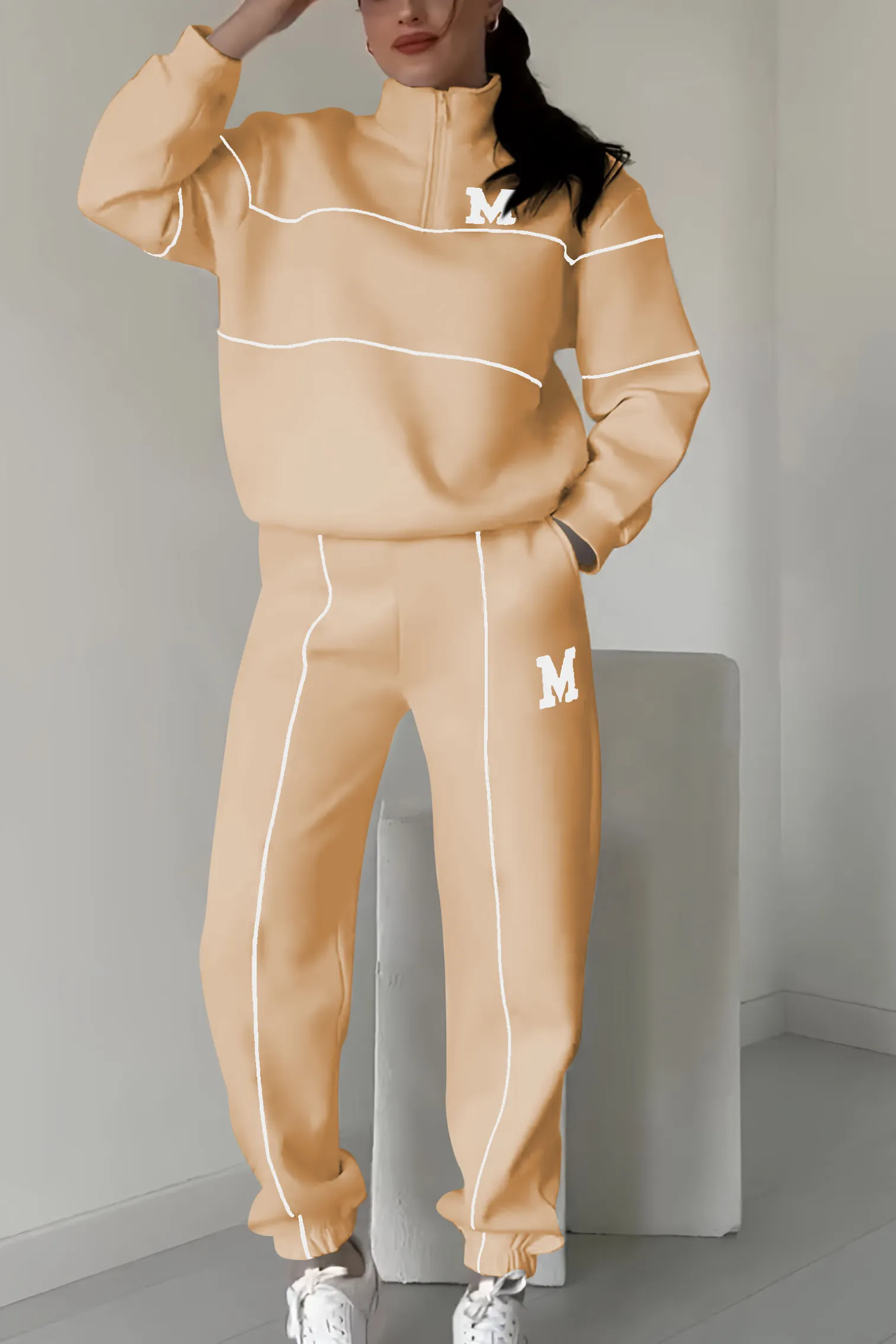 Arabella™ – Dames Trainingspak | Comfortabele Half-Zip Set