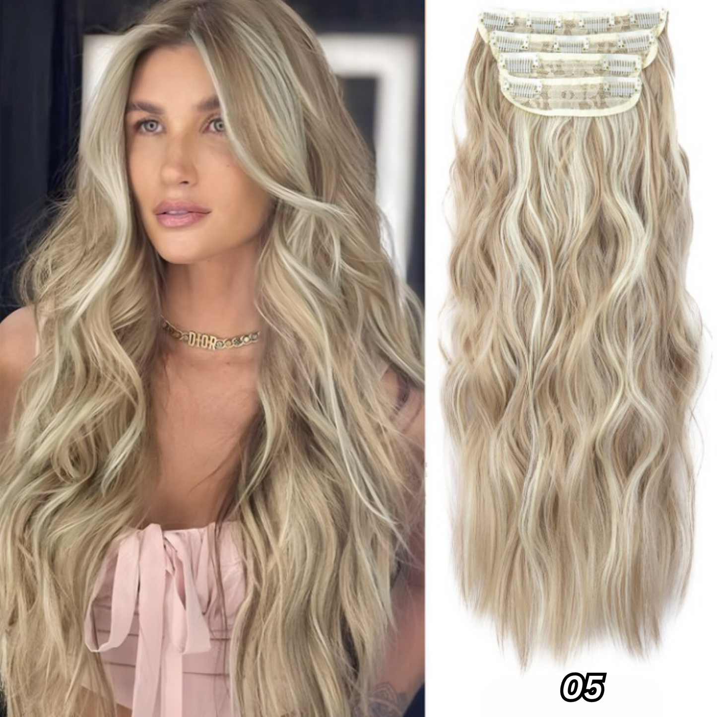 HairLink™ Clip-in Haarverlenging – Meer Volume & Lengte in Seconden