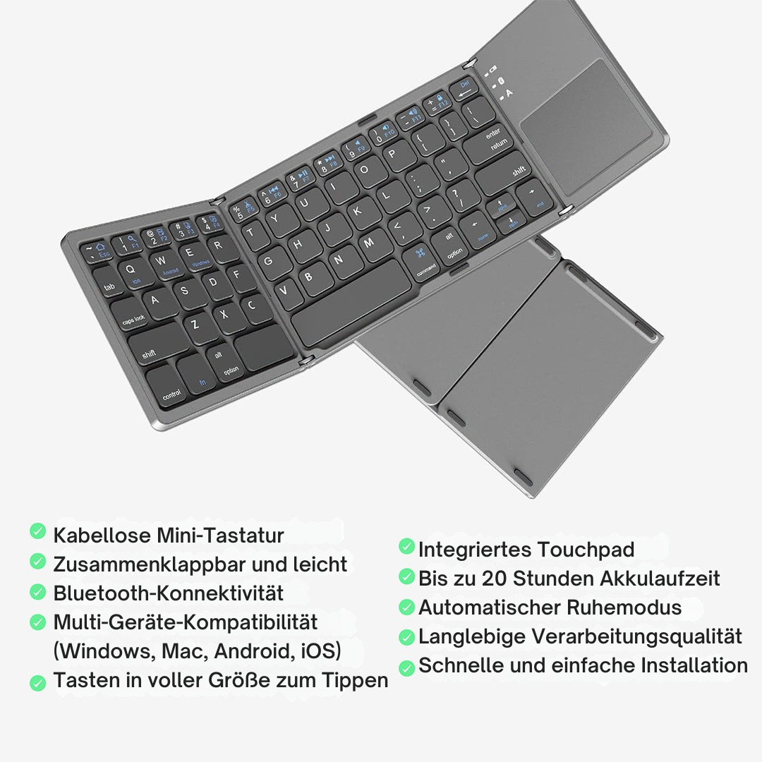 FlexBoard™ – Mini Bluetooth-toetsenbord voor flexibel en comfortabel typen [50% Korting]