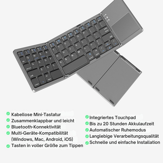 FlexBoard™ – Mini Bluetooth-toetsenbord voor flexibel en comfortabel typen [50% Korting]