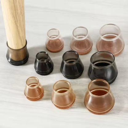 ChairGuard™ – Siliconen Beschermkappen voor Stoelpoten tegen Krassen & Lawaai [4 + 4 Gratis]