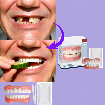 Dentivo™ Snapprothesen Set – Aanpasbare Tandprothese voor Boven- & Onderkaak