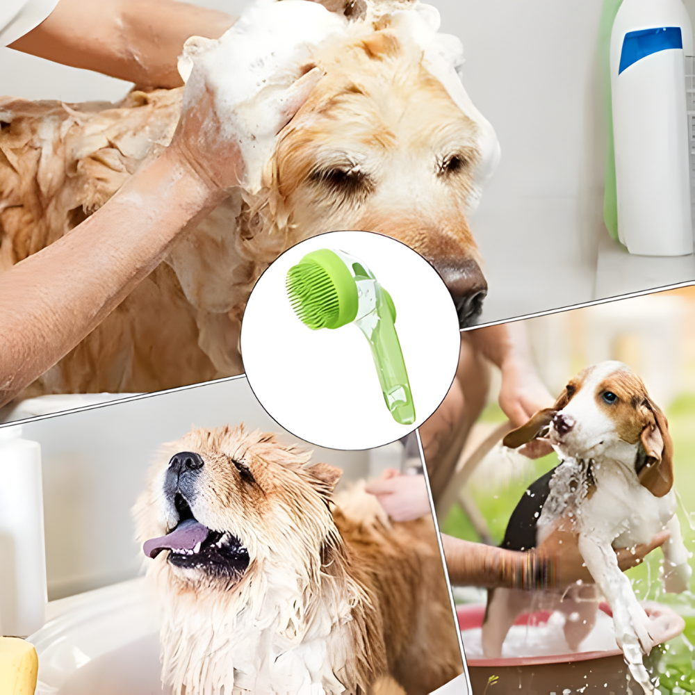BathPaws – Huisdierbadesborstel met geïntegreerde shampoodispenser [50% korting]