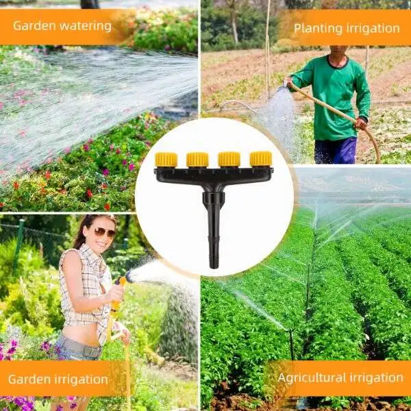 AquaQuad™ - Premium 4-kops tuinsproeier [50% Korting]