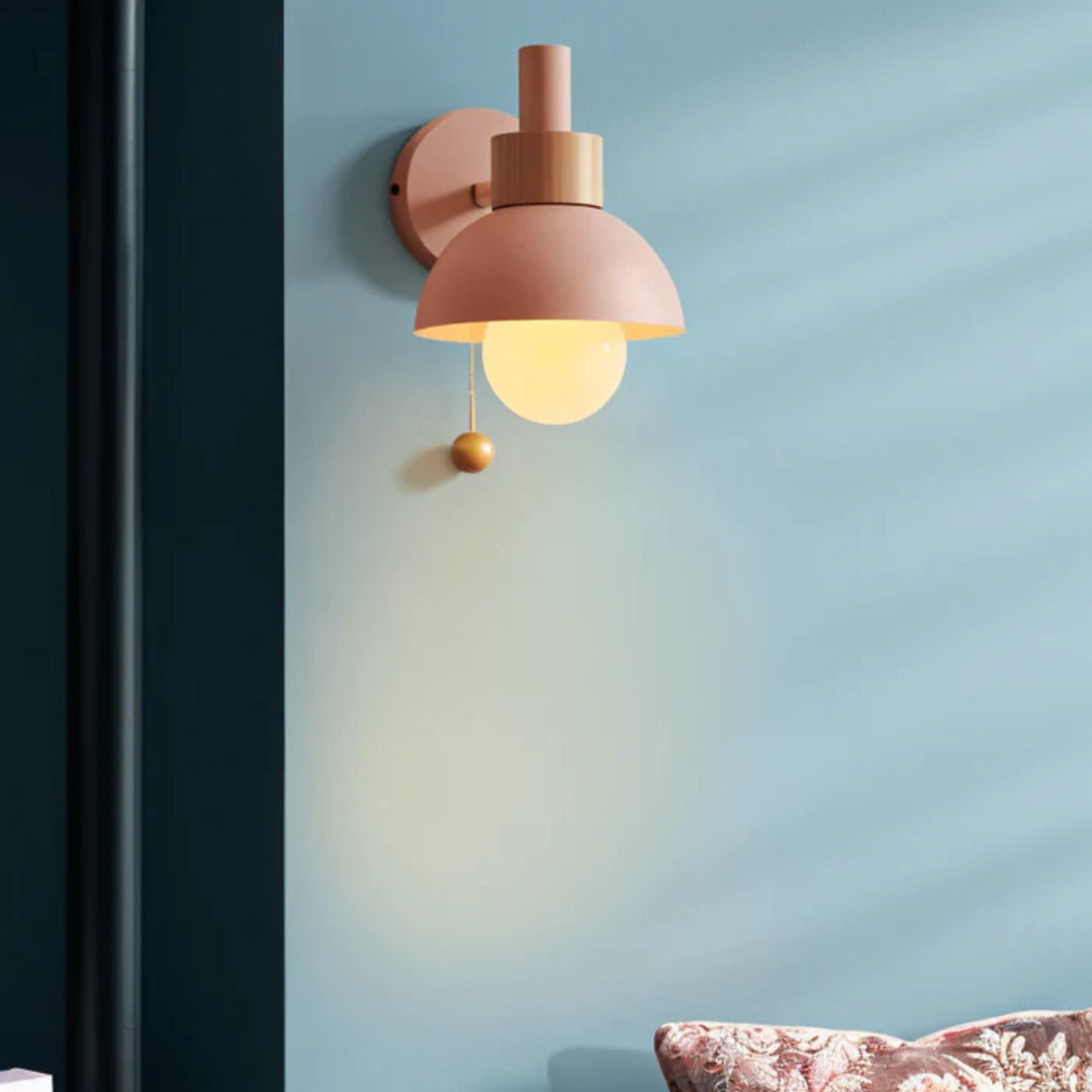 NordLume – Stijlvolle LED-wandlamp met trekschakelaar voor gezellig sfeerverlichting [50% korting]