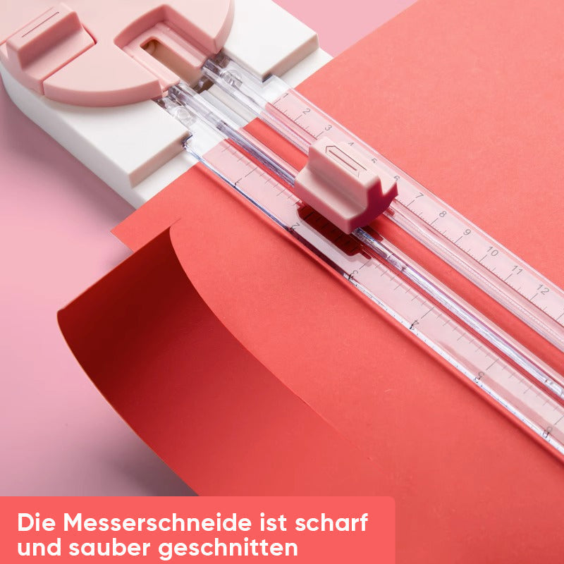 OmniCut™ – 4-in-1 Multifunctionele Papiersnijder voor Nauwkeurig Snijden