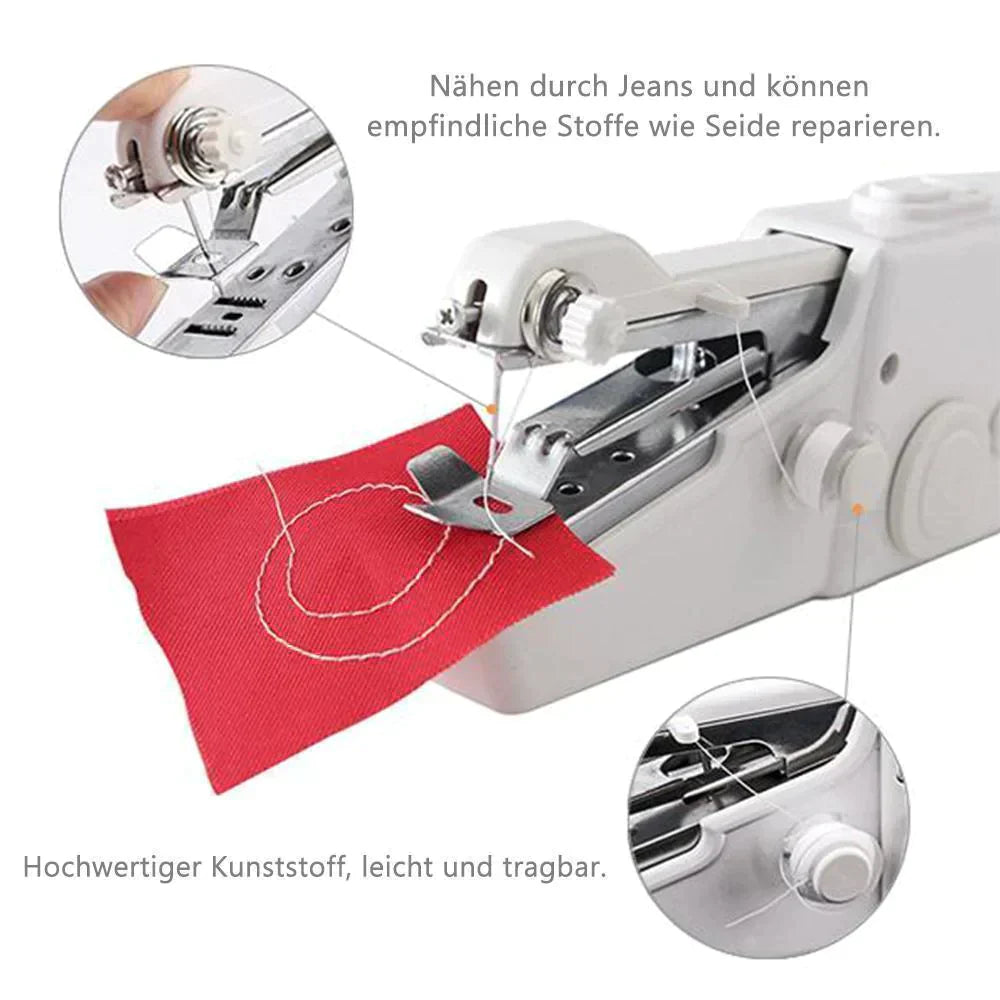 MiniSew™ – Draadloze Mini Handnaaimachine voor Snelle Reparaties