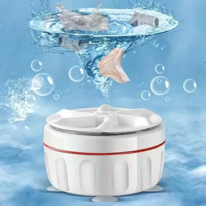 MiniWash – Compacte 2-in-1 Was- en Spoelmachine voor Onderweg | 50% Korting