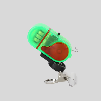 FishPulse™ Visbeet Alarm – LED & Geluidssignaal voor Dag & Nacht Vissen