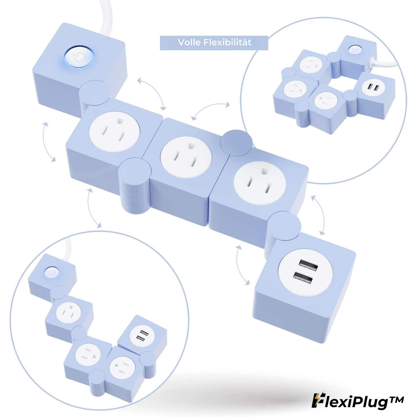 Flexiplug – Stopcontactstrip voor perfecte organisatie en veilig opladen [50% korting]