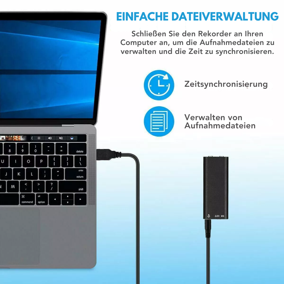 Stealth™ – Spionage-spraakrecorder voor discrete audio-opnames [50% Korting]