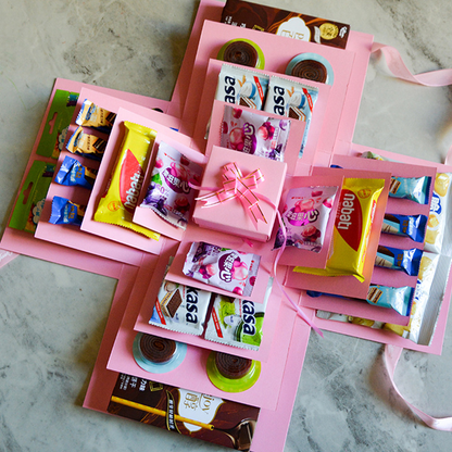 GiftBox™ – 5-laags nesting-design, aanpasbare verrassingsdoos voor speciale gelegenheden [50% Korting]