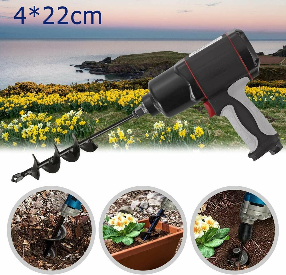 SpiralDrill™ – Zware spiraalboor voor diepe beplanting [50% Korting]