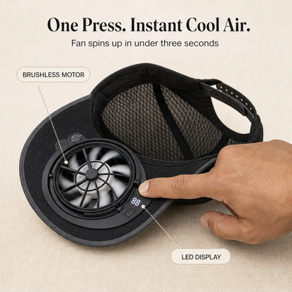 BreezeGuard – Handsfree koel blijven & UV-bescherming genieten | 50% korting