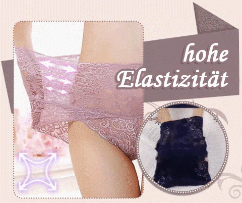 LaceLux™ Hoge Taille Kant Onderbroek – Buikvormend & Ademend [1+1 Gratis]