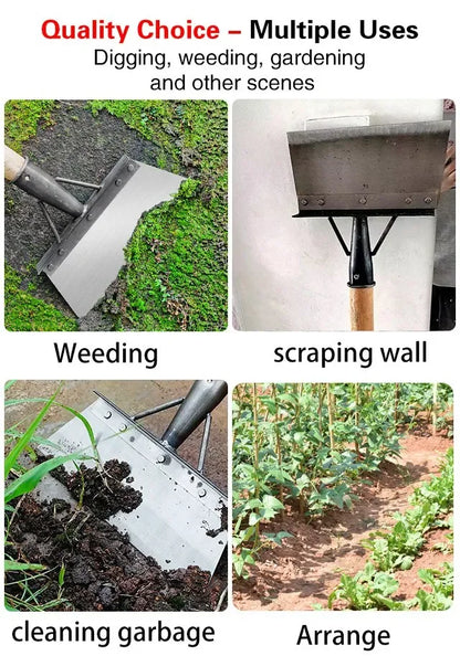 CleanEdge™ – Universele Tuinschep voor Vegen, Oppakken & Wieden