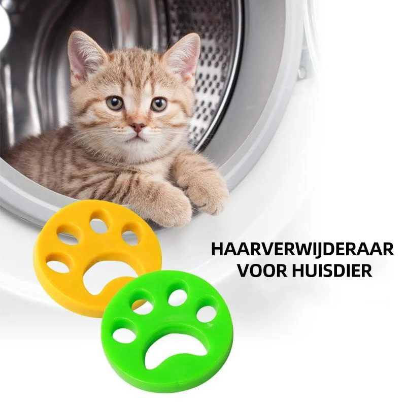 FurPaws™ – Dierenharen Verwijderaar voor Wasmachine & Droger [2+2 Gratis]