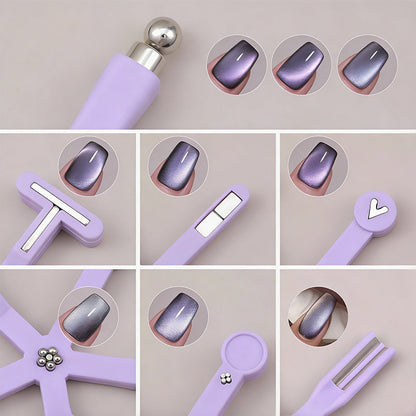 MagnaNails™ – Magnetisch Cat-Eye Nail Art Gereedschap 8-in-1