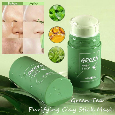 DermaTea™ – Groene Thee Masker Stick voor Diepe Poriënreiniging [1+1 Gratis]