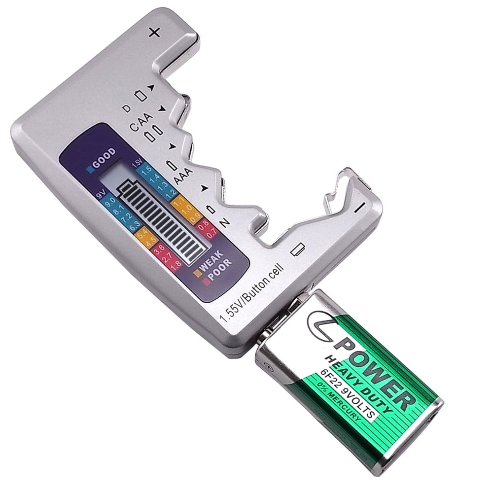 VoltTest™ – Sneltest voor AA, AAA, 9V & knoopcellen [50% Korting]