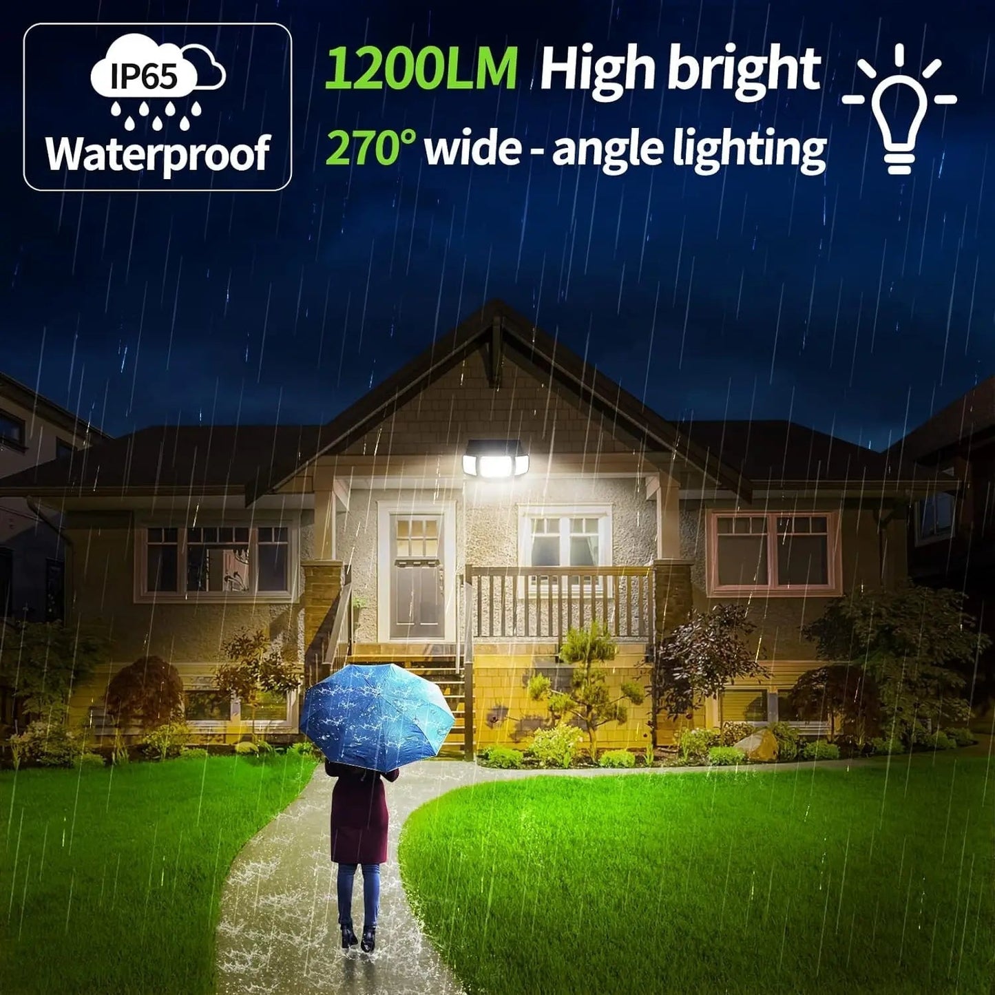 SolarShine™ – Zonne-energie Buitenlamp met Bewegingssensor 1200 Lumen