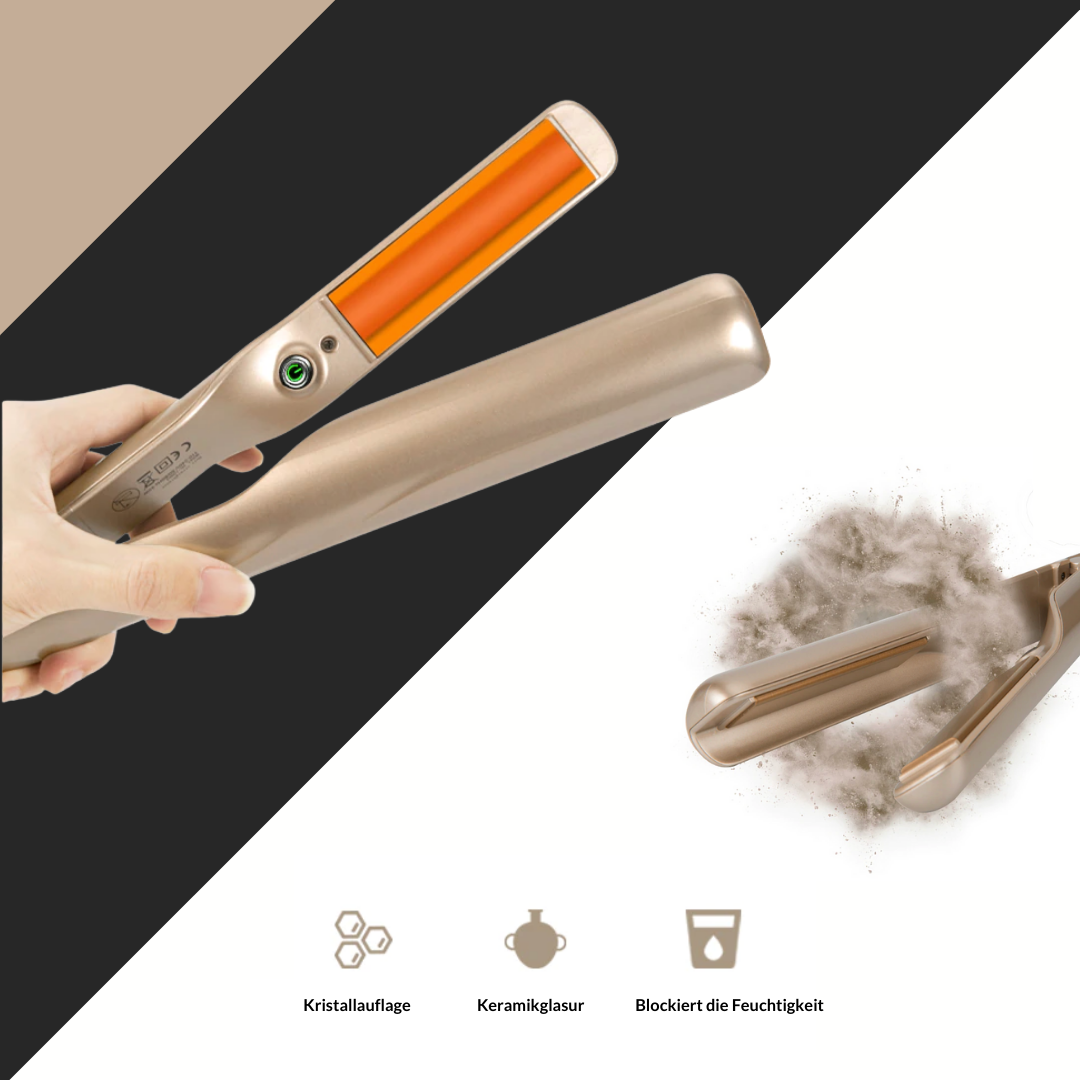 ViraCurl™ | 2-in-1 Stylingapparaat voor Glanzende Krullen & Steil Haar [50% Korting]