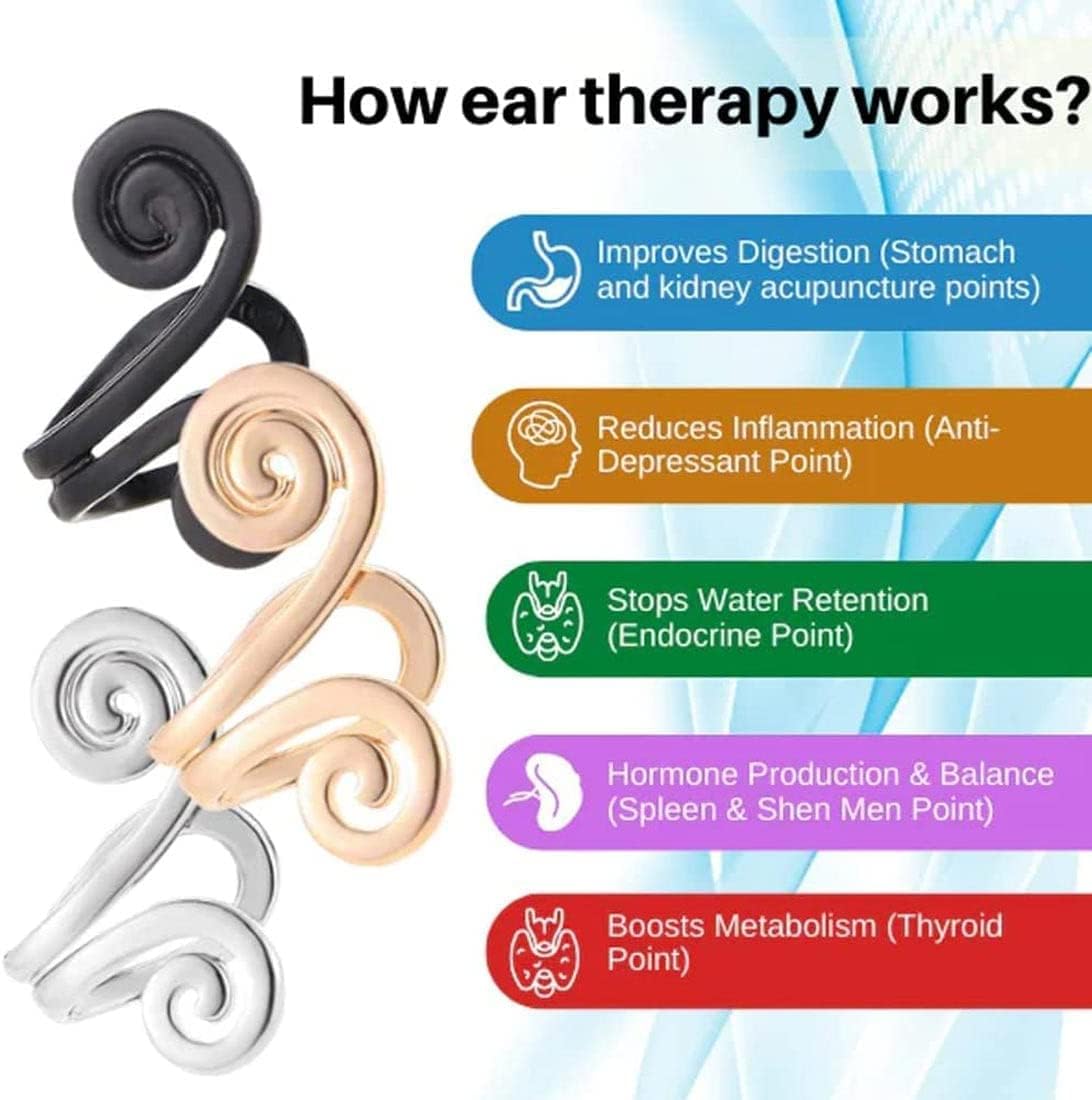 SlimEarrings™ – Acupressuur Afslank Oorbellen voor natuurlijke, zachte & effectieve ondersteuning [1 + 1 Gratis]