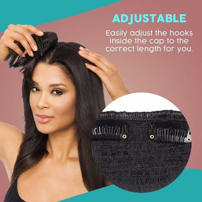 FringeLuxe™ – Onzichtbare clip-in ponyfranje voor een direct frisse, natuurlijke uitstraling [50% korting]