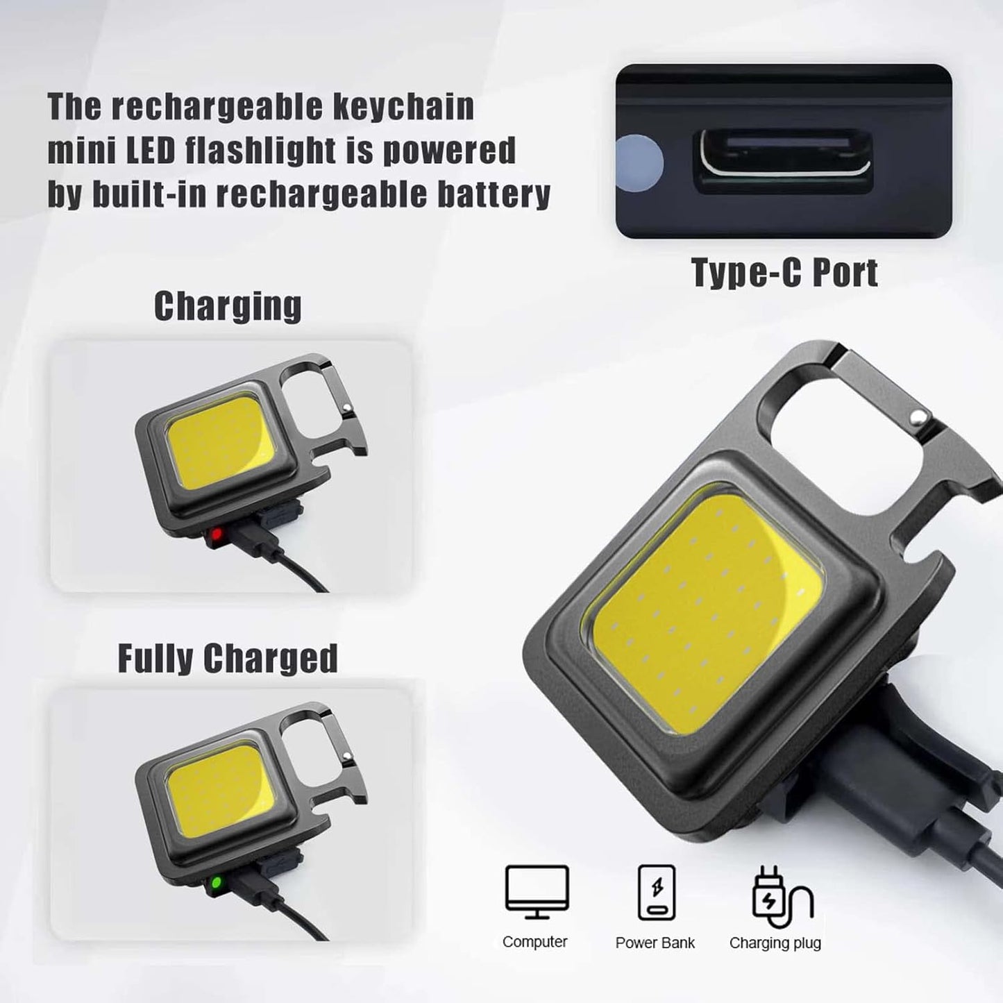 ChainLight™ - Multifunctionele draagbare, oplaadbare noodverlichting [1 + 1 Gratis]