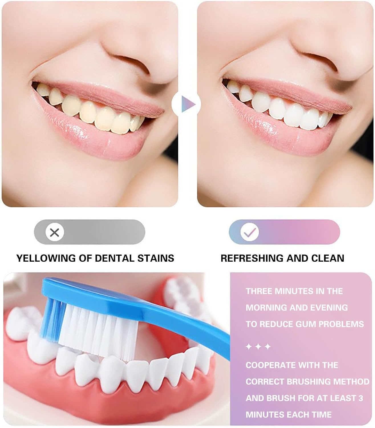 BrightSmile™ – Witte tanden helemaal zonder gevoeligheid [1 + 1 Gratis]