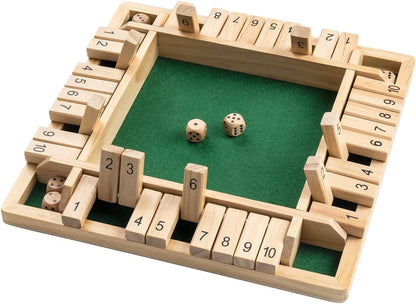 WoodBox™ – Houten Shut The Box Familiespel | Educatief Bordspel