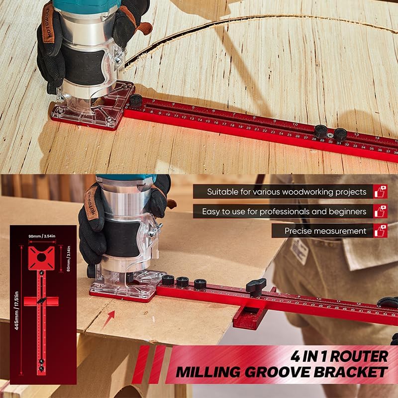 WoodMate™ – 3-in-1 freesgeleider voor nauwkeurige en professionele houtbewerking [50% Korting]