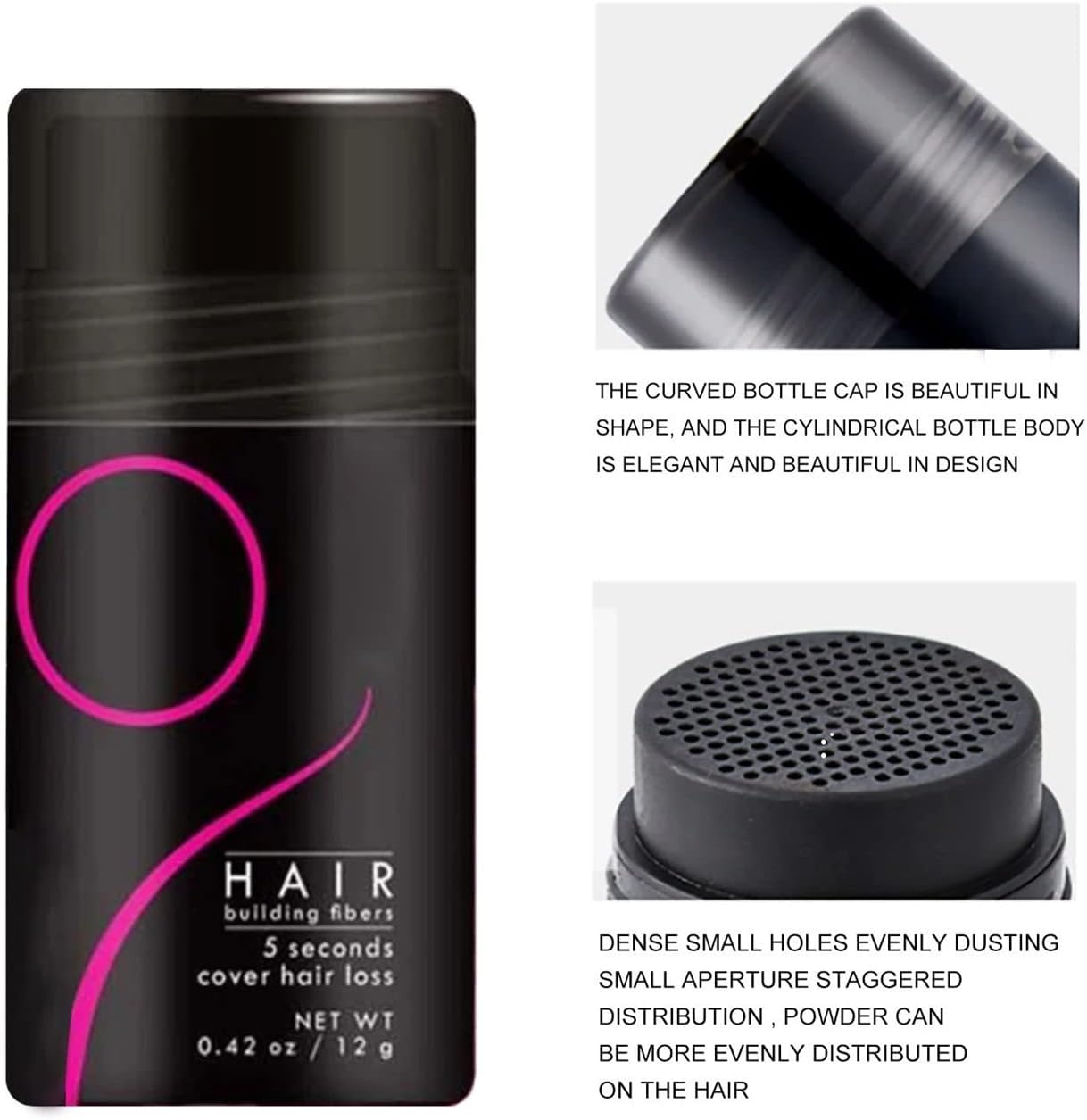 FluffUp™ Haarvezels – Direct Voller Haar & Kaalheid Camoufleren