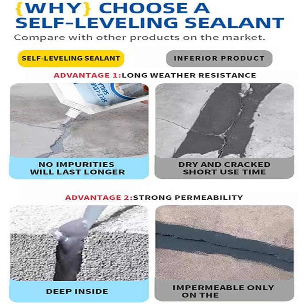 DeepSeal™ – Professionele Afdichtingsmassa voor Scheuren in Beton [1+1 Gratis]