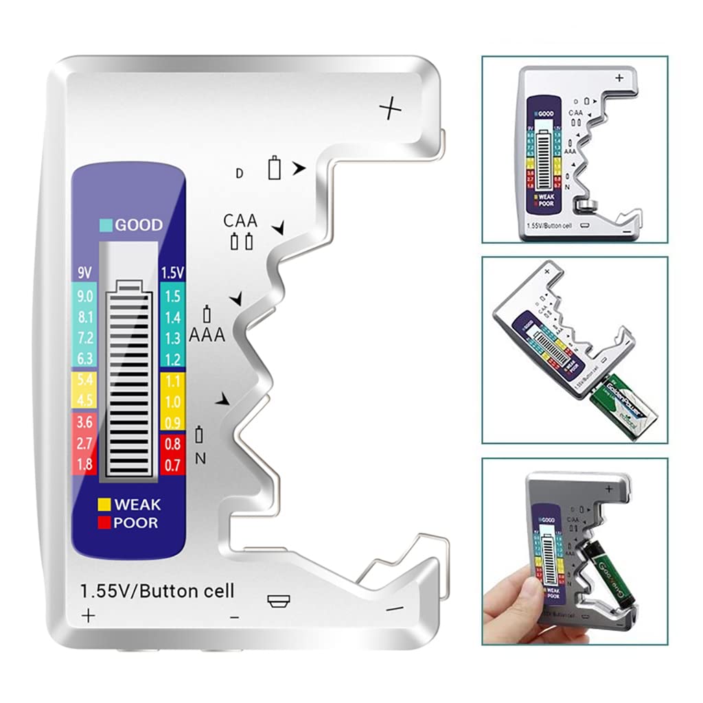 VoltTest™ – Sneltest voor AA, AAA, 9V & knoopcellen [50% Korting]