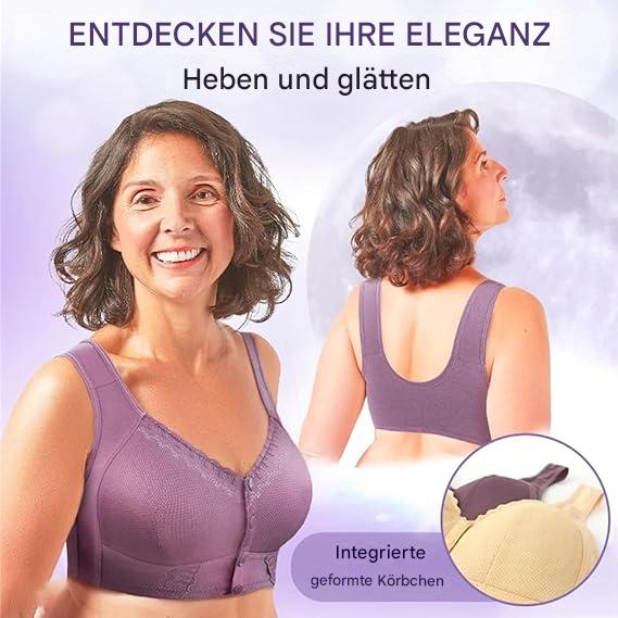 Estella™ – Katoenen bh met voorsluiting voor senioren [1 + 1 Gratis]
