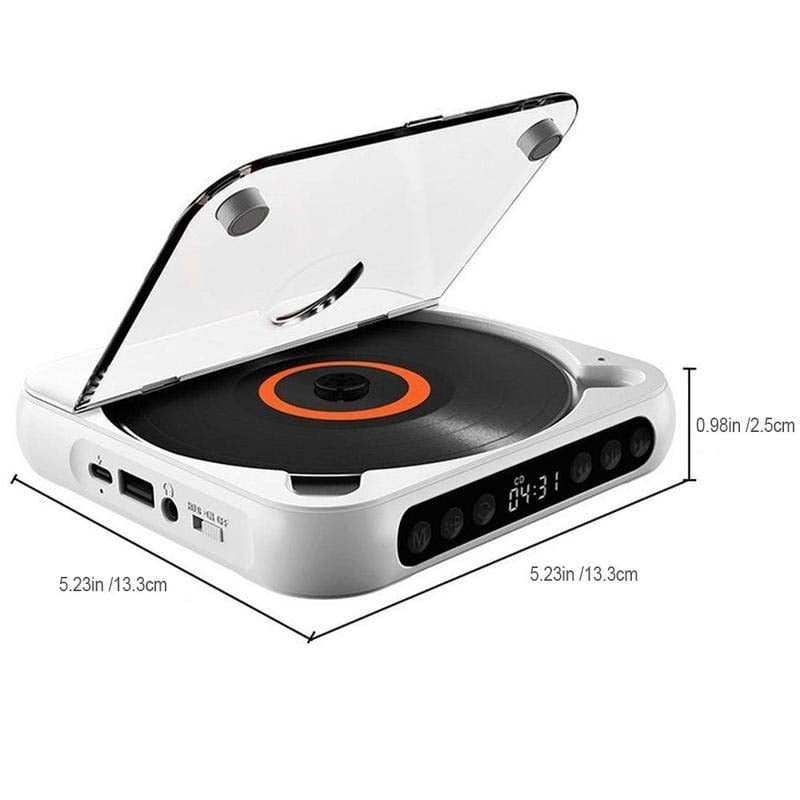 EveryMusic™ – Draagbare CD-speler met Bluetooth | Kristalhelder Geluid