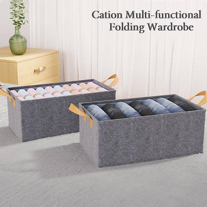 FoldBox™ – Opvouwbare Textielkast voor Meer Ruimte en Orde [50% Korting]