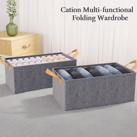 FoldBox™ – Opvouwbare Textielkast voor Meer Ruimte en Orde [50% Korting]