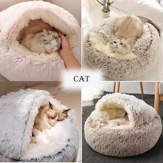 CatBed™ – Warm Kattenmand Nest voor Katten & Kleine Honden