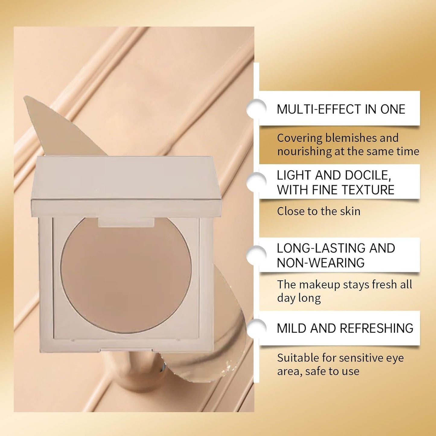 LumiraCover™ Oogconcealer – Dekt Donkere Kringen & Geeft een Frisse Blik